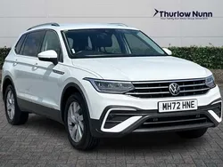 White Used 2023 VW Tiguan Allspace Life SUV | £23,799 (Good price)