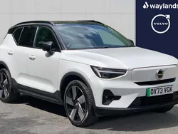 White Used 2023 Volvo XC40 Ultimate SUV | £33,791 (Fair price)