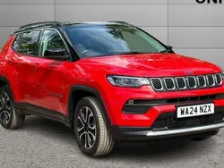 Red black Used 2023 Jeep Compass Limited SUV | £23,397 (A bit pricey)