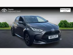Grey Used 2021 Toyota Yaris Hybrid Design Hatchback | £16,435 (Fair price)