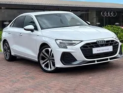 White Used 2025 Audi A3 S-Line Sedan | £25,990 (Fair price)