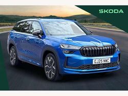 Race blue Used 2025 Skoda Kodiaq SportLine SUV | £34,295 (Fair price)