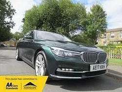 Green Used 2017 BMW 740L Exclusive Sedan | £18,995 (Fair price)