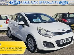 White Used 2012 Kia Rio 2 Hatchback | £2,675 (Fair price)