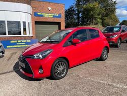 Red Used 2017 Toyota Yaris Hatchback | £6,999 (Fair price)