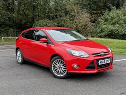 Red Used 2014 Ford Focus Zetec Hatchback | £3,399 (Fair price)
