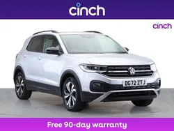 Silver Used 2022 VW T-Cross Black Edition SUV | £15,999 (Fair price)