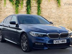 Blue Used 2017 BMW 540 M Sport Sedan | £24,488 (Fair price)