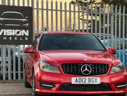 Red Used 2012 Mercedes C220 AMG Sedan | £4,495 (Fair price)