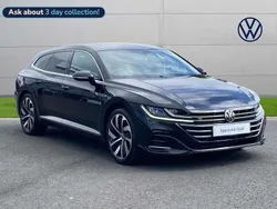 Black Used 2021 VW Arteon R-line Estate | £22,987 (A bit pricey)