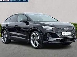 Black Used 2025 Audi Q4 Sportback e-tron Black Edition SUV | £42,407 (Expensive)