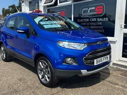 Blue Used 2016 Ford Ecosport Titanium SUV | £7,995 (Fair price)