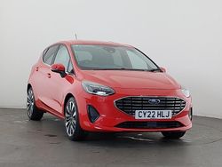 Red Used 2022 Ford Fiesta Titanium Hatchback | £17,998 (Expensive)