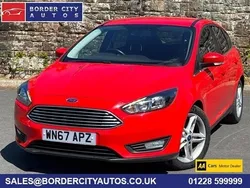 Red Used 2017 Ford Focus Zetec Hatchback | £8,995 (Fair price)