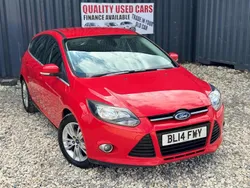 Red Used 2014 Ford Focus Titanium Hatchback | £2,090 (Fair price)