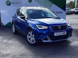 Mystery blue Used 2023 Seat Arona Xperience SUV | £15,800 (Fair price)