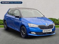 Blue Used 2018 Skoda Fabia Colour Edition Hatchback | £10,222 (Fair price)