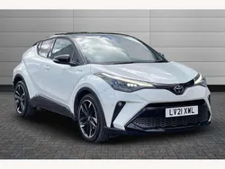 White Used 2021 Toyota C-HR Sport SUV | £19,999 (Fair price)