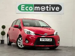 Red Used 2014 Toyota Yaris Hybrid Plus Hatchback | £6,495