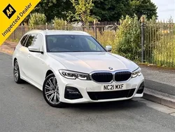 White Used 2021 BMW 330 M Sport Estate | £13,795 (Good price)