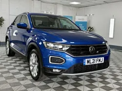 Blue Used 2021 VW T-Roc SEL SUV | £19,991 (Good price)