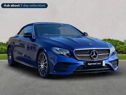 Blue Used 2021 Mercedes E300 AMG line Cabriolet | £34,699 (Super price)