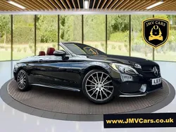 Black Used 2016 Mercedes C300 AMG line Cabriolet | £16,975 (Expensive)