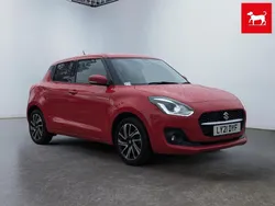 Red Used 2021 Suzuki Swift SZ5 Hatchback | £13,990 (Fair price)