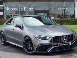 Grey Used 2023 Mercedes CLA45 AMG Coupe | £48,800 (Fair price)