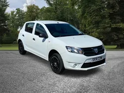 White Used 2014 Dacia Sandero Ambiance Hatchback | £1,295 (Fair price)