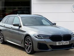 Grey Used 2022 BMW 530e M Sport Estate | £31,500 (Expensive)