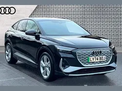 Black Used 2024 Audi Q4 Sportback e-tron S-Line SUV | £35,765 (Super price)