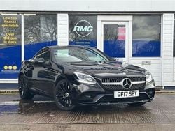 Black Used 2017 Mercedes SLC300 AMG line Cabriolet | £17,200 (Fair price)