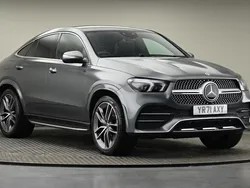 Selenite grey metallic Used 2021 Mercedes GLE400 AMG line Coupe | £48,500 (Fair price)