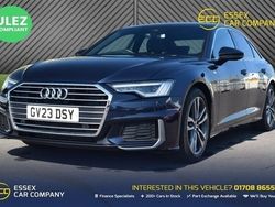 Blue Used 2023 Audi A6 S-Line Sedan | £31,776 (Expensive)