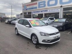 White Used 2017 VW Polo Edition Hatchback | £6,695 (Fair price)