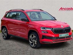 Red Used 2024 Skoda Karoq SportLine SUV | £29,275 (A bit pricey)