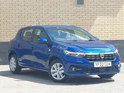 Blue Used 2022 Dacia Sandero Comfort Hatchback | £9,998 (Fair price)