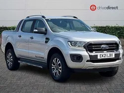 Metallic moondust silver Used 2021 Ford Ranger Wildtrack Pickup | £18,498 (Good price)