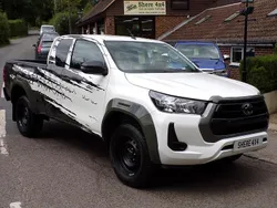 White Used 2021 Toyota HiLux Active Pickup | £23,994 (A bit pricey)
