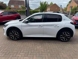 White New 2025 Peugeot e-208 GT Hatchback | £24,995 (Expensive)