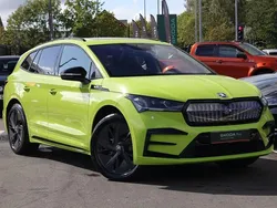 Hyper green Used 2025 Skoda Enyaq iV vRS SUV | £35,995 (Good price)