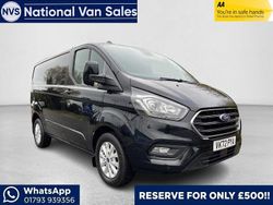 Black Used 2022 Ford Transit Custom Limited Van | £12,990 (Fair price)