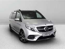 Silver Used 2020 Mercedes V300 AMG line MPV | £46,278