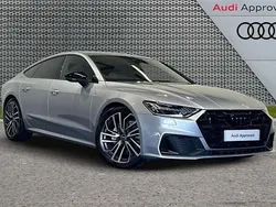 Silver Used 2023 Audi A7 Black Edition Hatchback | £38,804 (Expensive)