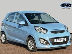 Blue Used 2012 Kia Picanto 2 Hatchback | £5,695 (Fair price)