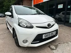 White Used 2013 Toyota Aygo Hatchback | £2,949 (Good price)