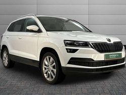 Moon white metallic Used 2019 Skoda Karoq SE L SUV | £13,500 (Fair price)