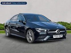 Black Used 2022 Mercedes CLA200 AMG Line Premium Plus Coupe | £28,799 (A bit pricey)