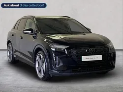 Black Used 2025 Audi Q4 e-tron Black Edition SUV | £37,385 (Good price)